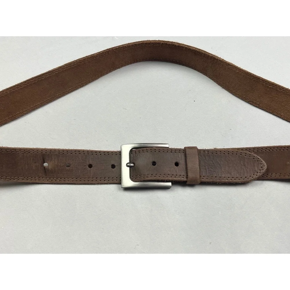 Hide and Drink Brown Full Grain Leather Belt Handcrafted Guatemala Size 38-43